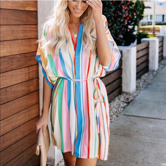 Vici Dresses & Skirts - 🌸BNWT🌸 VICI VIVID IMAGINATION KIMONO DRESS